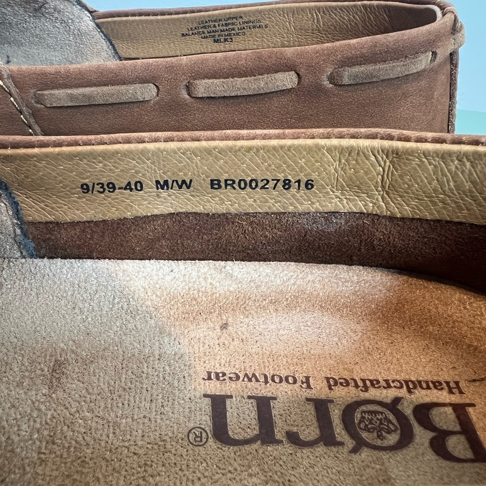 Born Naya Loafers Womens Size 9 Brown Suede Slip On Casual Comfort Shoes - Picture 8 of 8